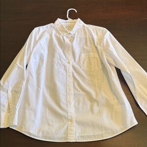 j crew over sized button down